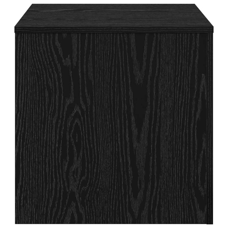 vidaXL Fészekasztal 3 pcs Musta tammi 45 x 45 x 45 cm Faanyag