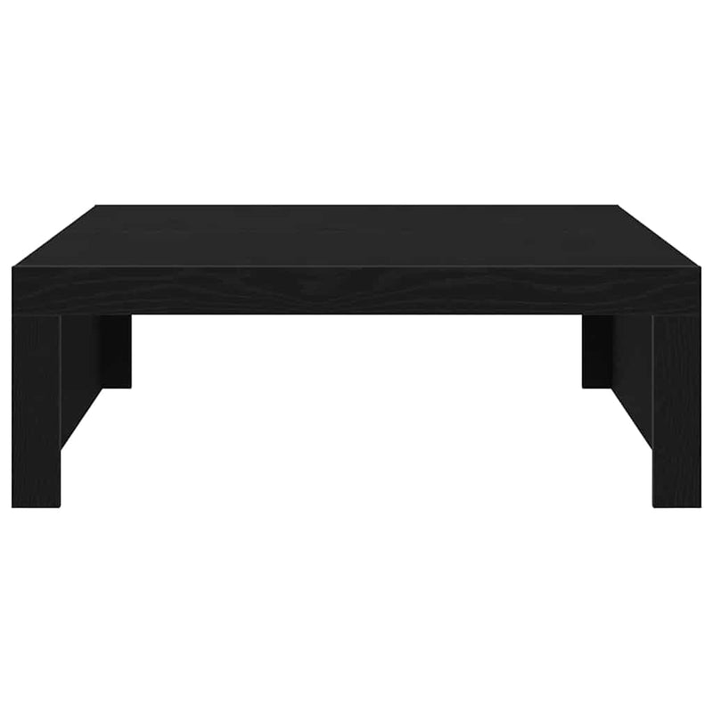 vidaXL Dohányzóasztal Musta tammi 100 x 100 x 35 cm Faanyag