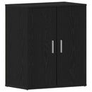 vidaXL Cipőszekrény polcokkal Fekete tölgy 60 x 35 x 70 cm Faanyag