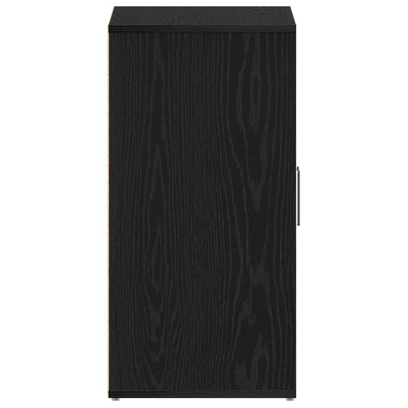 vidaXL Cipősszekrény polcokkal Musta tammi 60 x 35 x 70 cm Faanyag