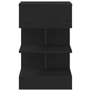 vidaXL Éjjeliszekrény fiókkal Fekete tölgy 40 x 35 x 65 cm Faanyag