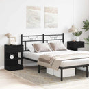 vidaXL Éjjeliszekrény 2 pcs Fekete tölgy 40 x 35 x 65 cm Faanyag