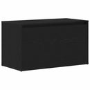 vidaXL Előtér pad fiókkal Fekete tölgy 80 x 40 x 45 cm Faanyag