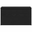 vidaXL pad fiókkal tárolóval Fekete 80 x 40 x 45 cm Faanyag