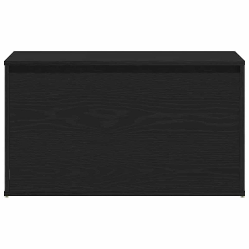 vidaXL pad fiókkal tárolóval Fekete 80 x 40 x 45 cm Faanyag