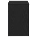 vidaXL Cipőpad polcokkal Fekete tölgy 60 x 30 x 45 cm Faanyag