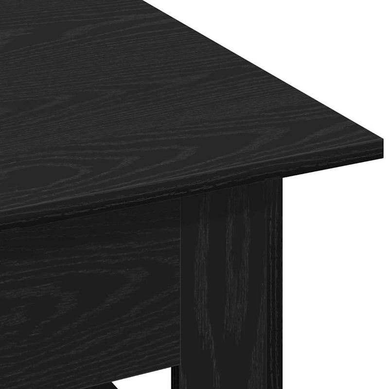 vidaXL Dohányzóasztal Musta tammi 102 x 55 x 42 cm Faanyag