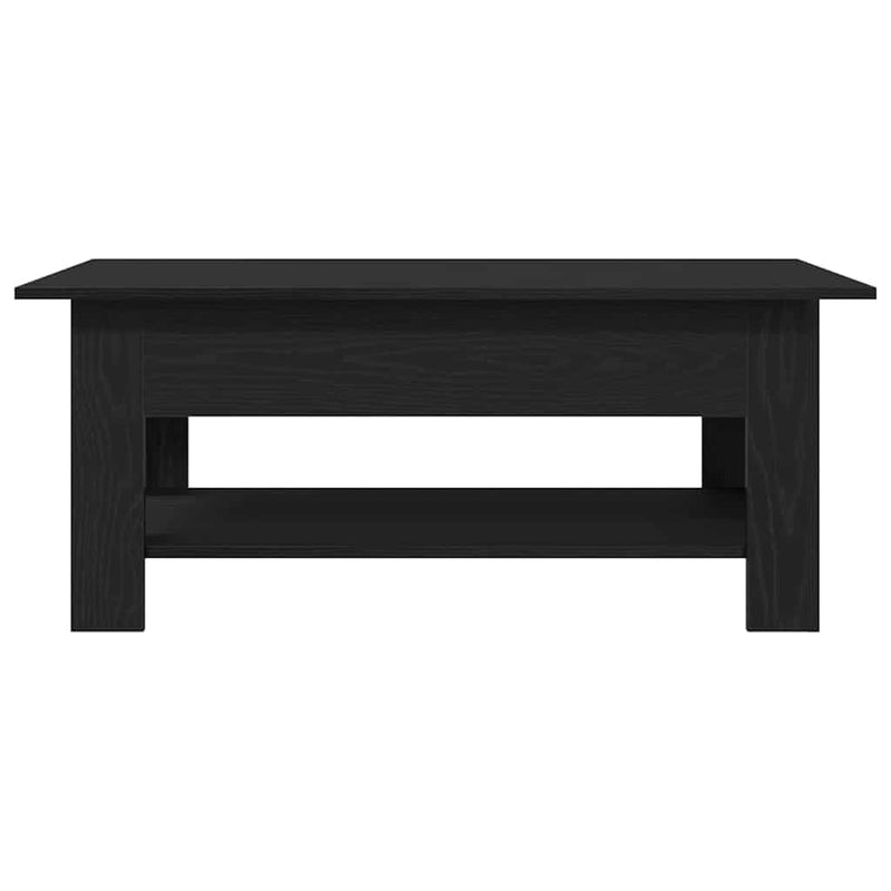 vidaXL Dohányzóasztal Musta tammi 102 x 55 x 42 cm Faanyag