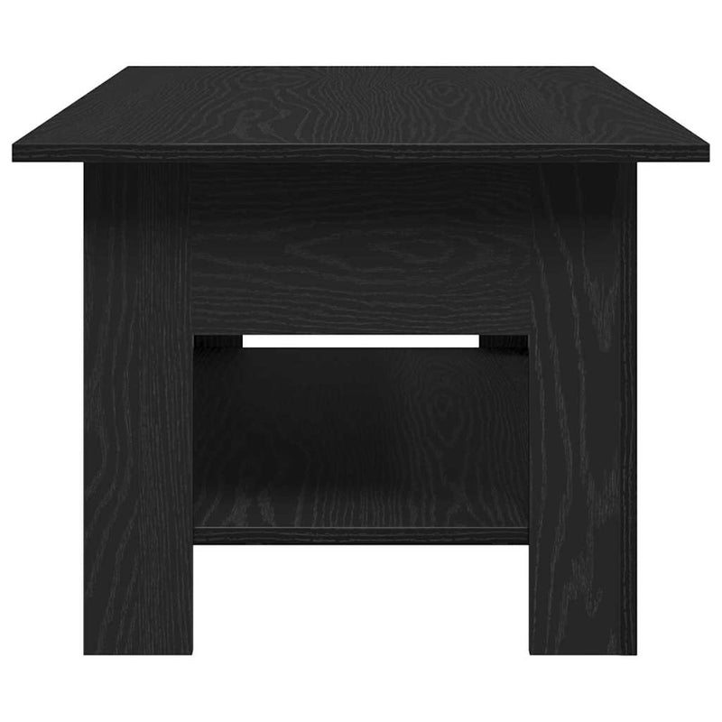 vidaXL Dohányzóasztal Musta tammi 102 x 55 x 42 cm Faanyag