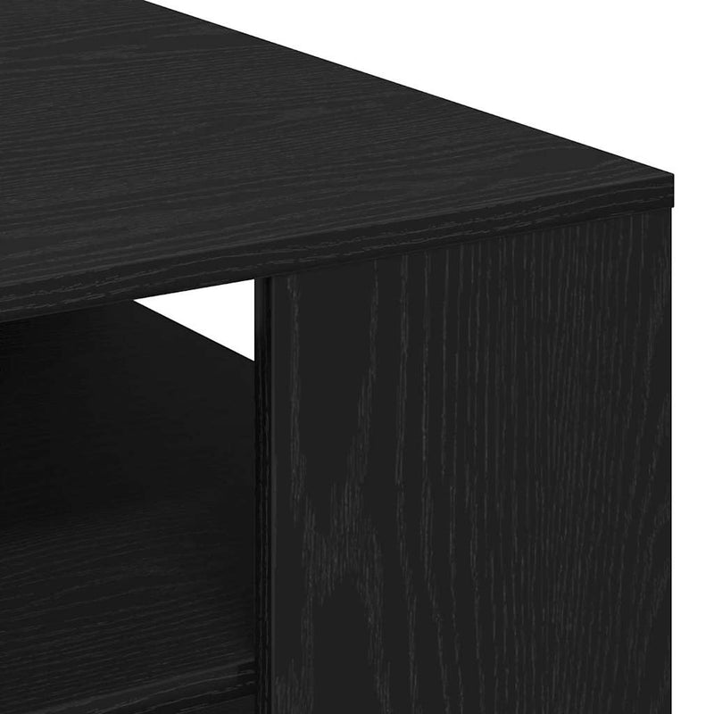 vidaXL Dohányzóasztal Musta tammi 102 x 55 x 43 cm Faanyag