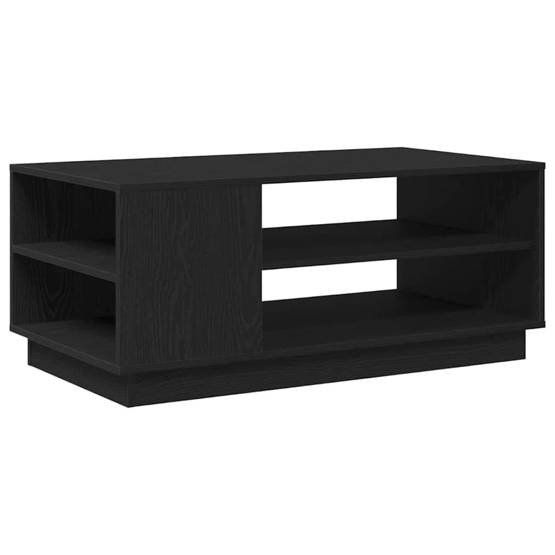 vidaXL Dohányzóasztal Musta tammi 102 x 55 x 43 cm Faanyag