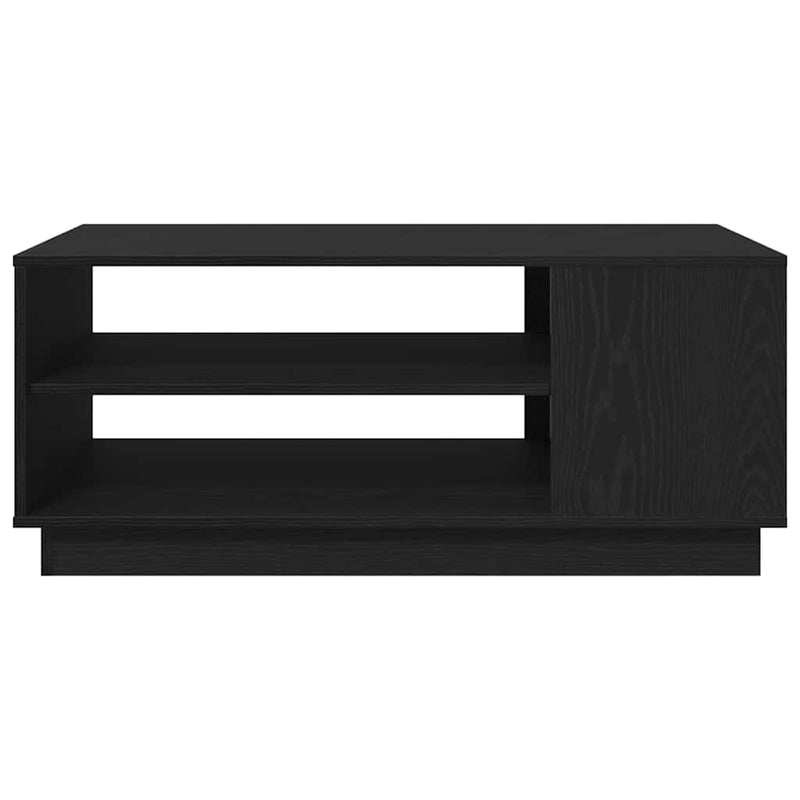 vidaXL Dohányzóasztal Musta tammi 102 x 55 x 43 cm Faanyag