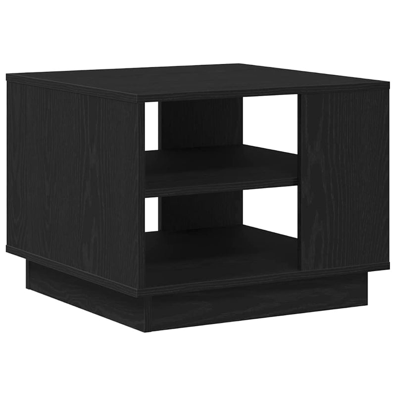 vidaXL Dohányzóasztal Musta tammi 55 x 55 x 42 cm Faanyag