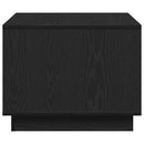 vidaXL Dohányzóasztal Fekete tölgy 55 x 55 x 42 cm Faanyag