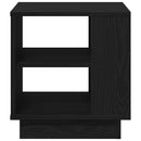 vidaXL Dohányzóasztal Fekete tölgy 40 x 40 x 43 cm Faanyag