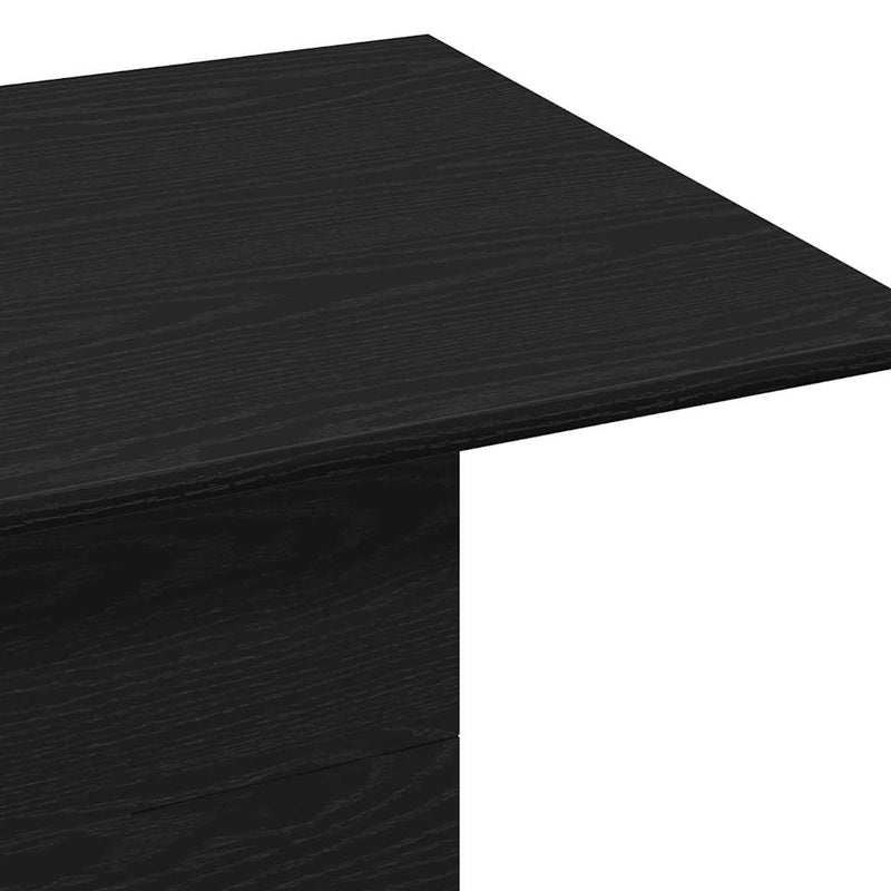 vidaXL Dohányzóasztal Musta tammi 102 x 55.5 x 40 cm Faanyag