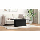 vidaXL Dohányzóasztal Fekete tölgy 102 x 55,5 x 40 cm Faanyag