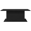 vidaXL Dohányzóasztal Fekete tölgy 102 x 55,5 x 40 cm Faanyag