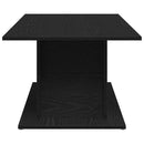 vidaXL Dohányzóasztal Fekete tölgy 102 x 55,5 x 40 cm Faanyag
