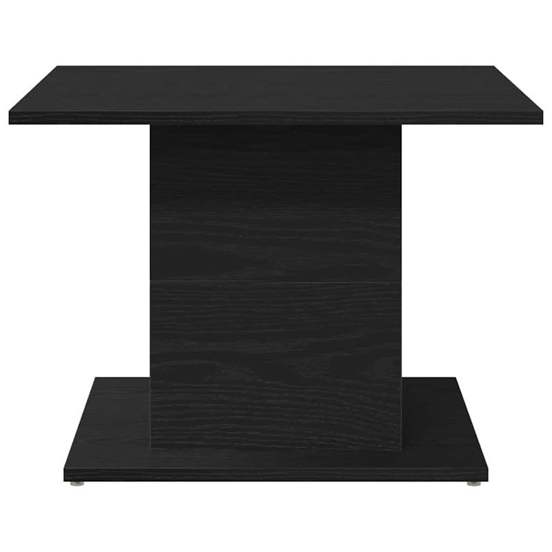 vidaXL Dohányzóasztal Musta tammi 55.5 x 55.5 x 40 cm Faanyag