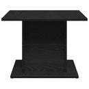 vidaXL Dohányzóasztal Fekete tölgy 55,5 x 55,5 x 40 cm Faanyag