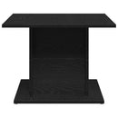 vidaXL Dohányzóasztal Fekete tölgy 55,5 x 55,5 x 40 cm Faanyag