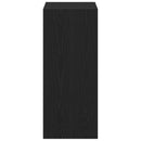 vidaXL Könyvespolc Fekete tölgy 40 x 30 x 71,5 cm Faanyag