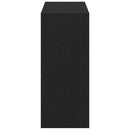 vidaXL Könyvespolc 2 pcs Fekete tölgy 80 x 30 x 72 cm Faanyag