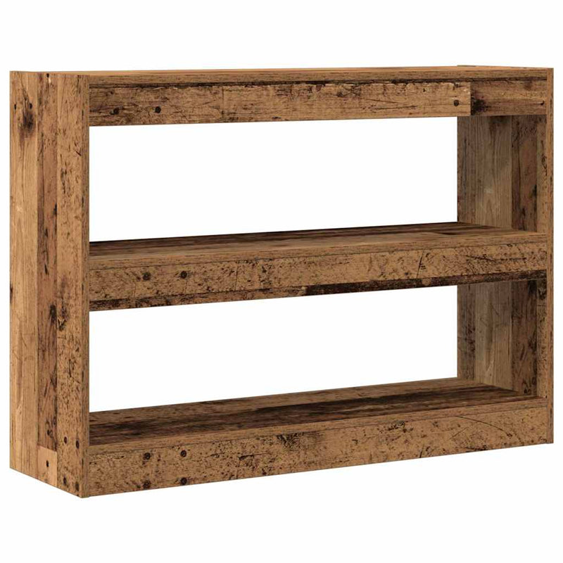 vidaXL Könyvszekrény Régi fa 100 x 30 x 72 cm Faanyag