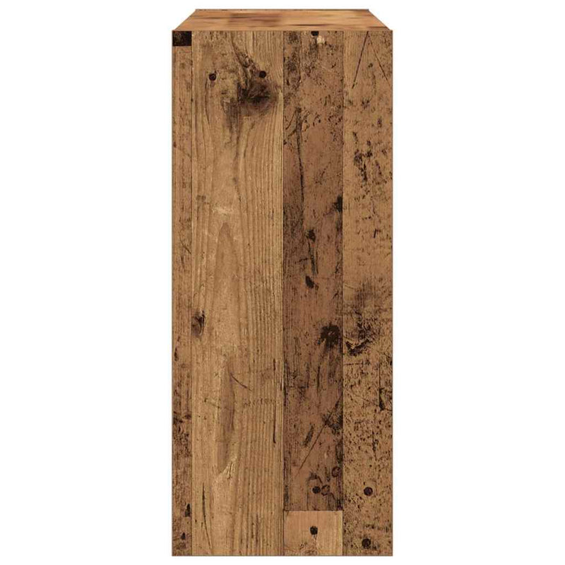 vidaXL Könyvszekrény Régi fa 100 x 30 x 72 cm Faanyag