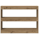 vidaXL Könyvszekrény 2 szintes 100 x 30 x 72 cm Szerelt Fa