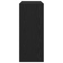 vidaXL Könyvszekrény Fekete tölgy 100 x 30 x 72 cm Faanyag