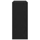 vidaXL Könyvszekrény Fekete tölgy 100 x 30 x 72 cm Faanyag