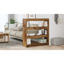 vidaXL Könyvespolc Régi fa 100 x 30 x 103 cm Faanyag