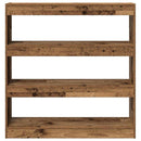 vidaXL Könyvespolc Régi fa 100 x 30 x 103 cm Faanyag