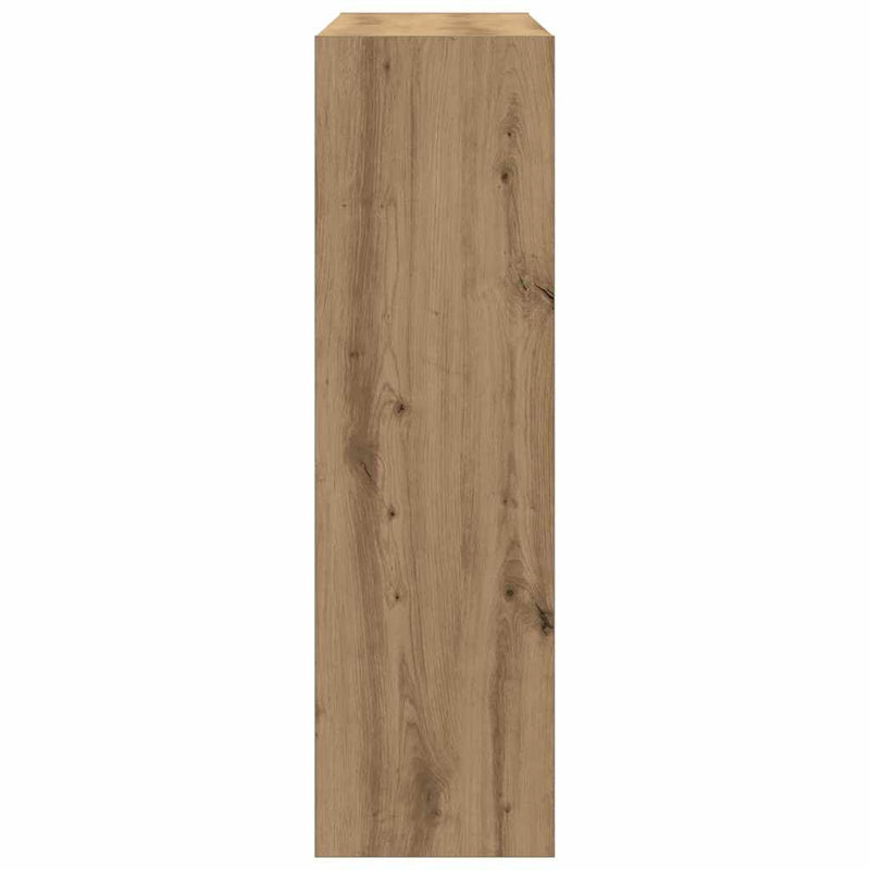 vidaXL Könyvespolc kézműves tölgy 100 x 30 x 103 cm Faanyag