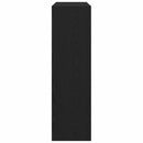 vidaXL Könyvespolc Fekete tölgy 100 x 30 x 103 cm Faanyag