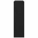 vidaXL Könyvespolc Fekete tölgy 100 x 30 x 103 cm Faanyag
