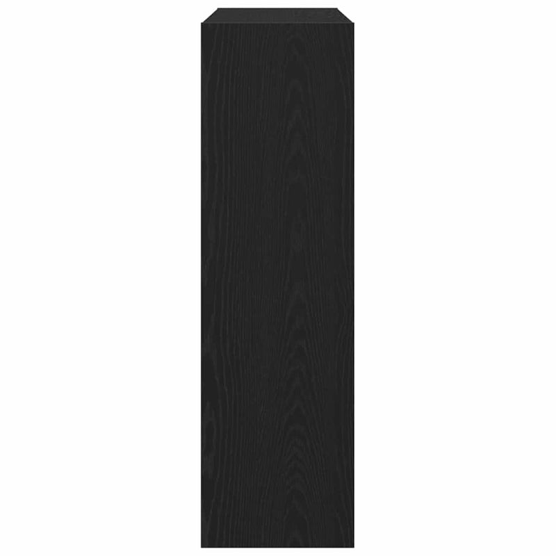 vidaXL Könyvespolc Fekete tölgy 100 x 30 x 103 cm Faanyag