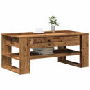 vidaXL Dohányzóasztal Öreg fa 102 x 55 x 45 cm Faanyag