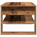 vidaXL Dohányzóasztal Öreg fa 102 x 55 x 45 cm Faanyag