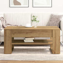 vidaXL Dohányzóasztal Artisan tölgy 102 x 55 x 45 cm Faanyag