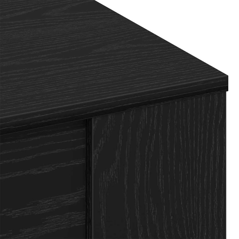 vidaXL Dohányzóasztal Musta tammi 102 x 55 x 45 cm Faanyag