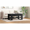 vidaXL Dohányzóasztal Fekete tölgy 102 x 55 x 45 cm Faanyag