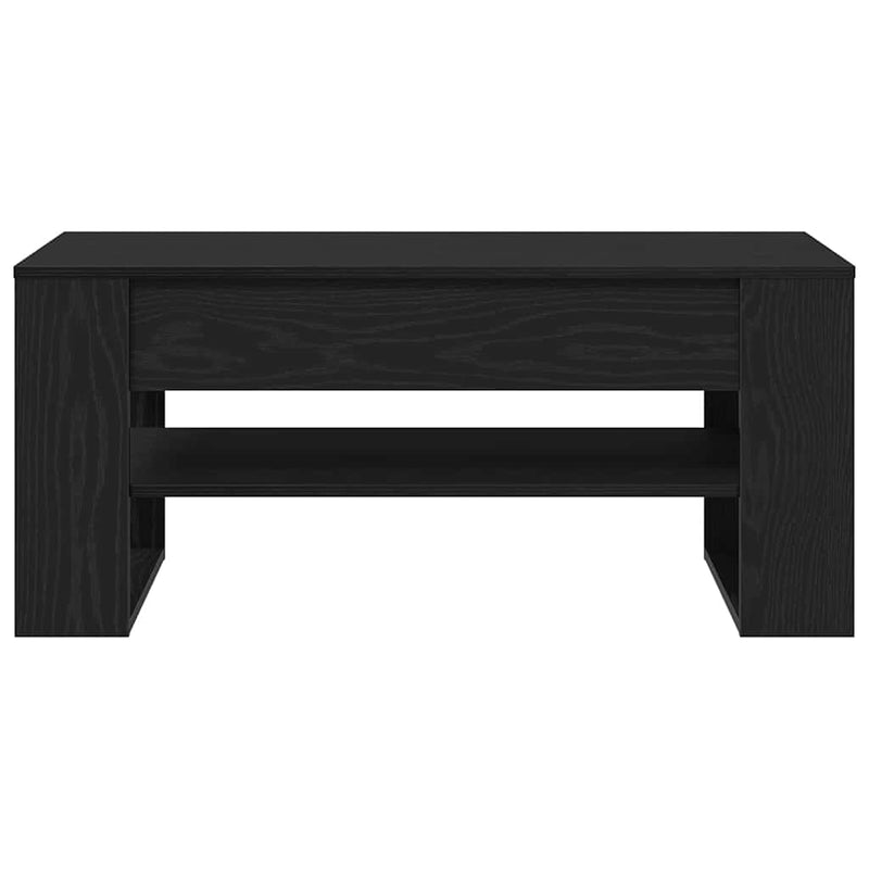 vidaXL Dohányzóasztal Musta tammi 102 x 55 x 45 cm Faanyag