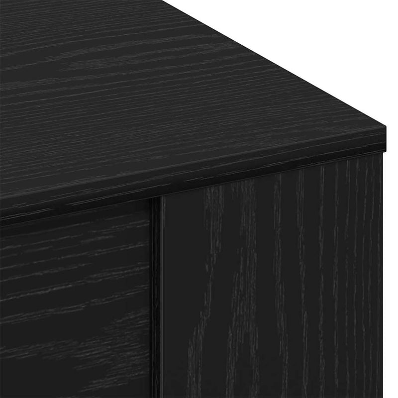 vidaXL Dohányzóasztal Musta tammi 55.5 x 55 x 45 cm Faanyag