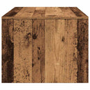 vidaXL Dohányzóasztal fiókkal Öreg fa 102 x 55 x 43,5 cm Faanyag