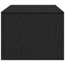 vidaXL Dohányzóasztal Fekete tölgy 102 x 55 x 43,5 cm Szerelt Fa
