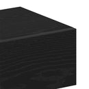 vidaXL Éjjeliszekrény fiókkal Musta tammi 46 x 29,5 x 30 cm Faanyag