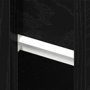 vidaXL Éjjeliszekrény 2 pcs Musta tammi 46 x 29,5 x 30 cm Faanyag